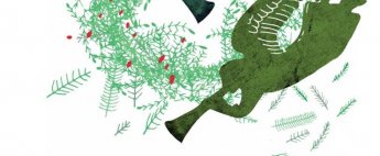 Eglīt' zaļā - afišas māksliniece Estere Betija Grāvere
